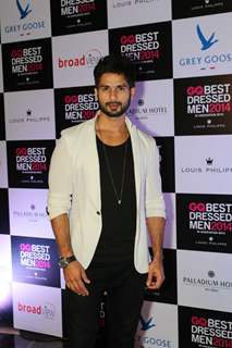 Shahid Kapoor at the GQ Best Dressed Men 2014