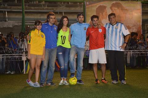 Armaan and Ranbir bond over football