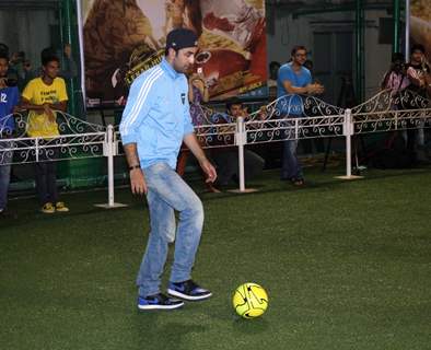 Ranbir at the football match