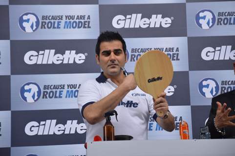 Arbaaz Khan at the Gillette nationwide campaign 'Because You Are A Role Model'
