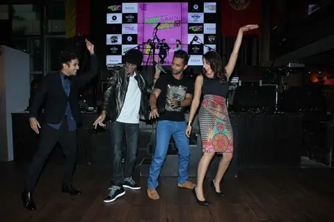 Vir Das and Rahul Vaidya at the Music Launch of Amit Sahni Ki List