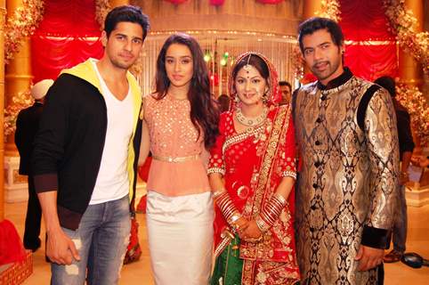 Promotion of Ek Villain on Kum Kum Bhagya