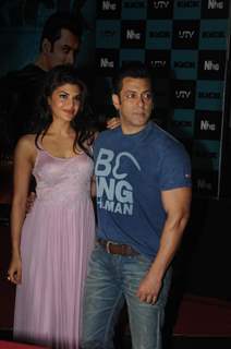 Salman and Jacqueline at the Song launch of 'Kick'