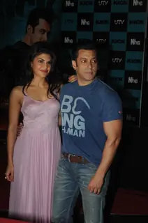Salman and Jacqueline at the Song launch of 'Kick'