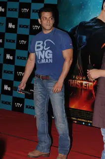 Salman Khan was at the Song launch of 'Kick'