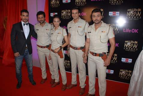 Cast of Shapath at Life OK Now Awards .