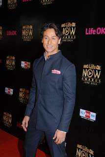 Tiger Shroff at Life OK Now Awards .