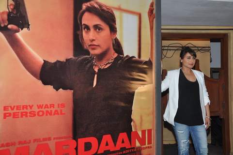 Rani Mukherjee unveils Mardaani's First look