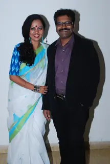 Neha Joshi with a guest at Poshter Boyz Launch at Levo