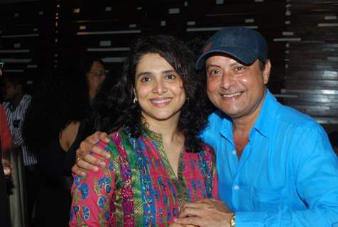 Sachin and Supriya at Poshter Boyz Launch at Levo