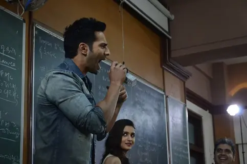 Alia Bhatt and Varun Dhawan at HR College