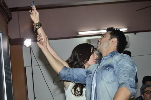 Alia Bhatt and Varun Dhawan at HR College