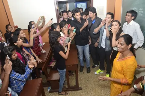 Alia Bhatt and Varun Dhawan at HR College