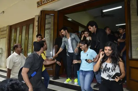 Alia Bhatt and Varun Dhawan at HR College