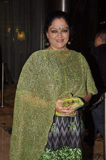 Tanvi Azmi posing at the Music Mania Event