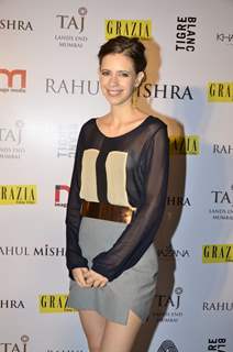 Kalki Koechlin poses at Rahul Mishra's celebration