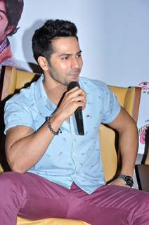 Varun Dhawan addressing the Press