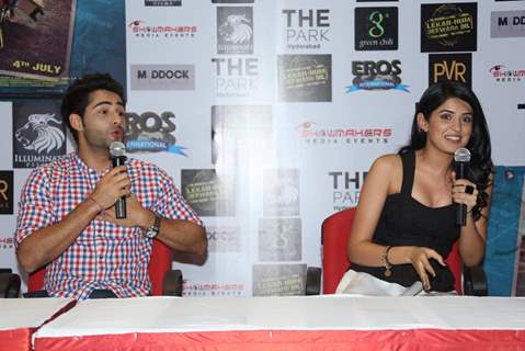 Armaan Jain and Deeksha Seth sharing their experiences of the film