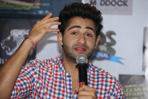 Armaan Jain makes a funky face