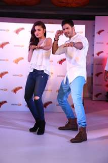 Alia and Varun performs at the launch