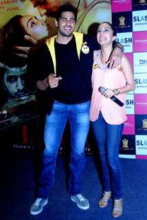 Sidharth Malhotra and Shraddha Kapoor enjoying themselves at the Promotions of Ek Villain