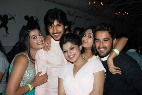 The cast of Veera at the party