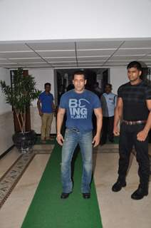 Salman Khan at the success party of Ek Villain