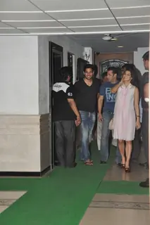 Sidharth Malhotra ,Salman Khan and Jacqueline Fernandes at 'Ek Villain' success bash