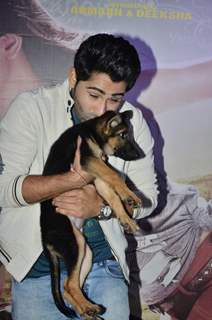 Armaan Jain was spotted kissing a puppy