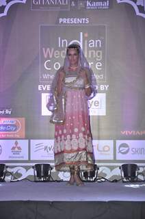 Neha Dhupia walks for Kamal Design Studio at Viviana Mall in Thane