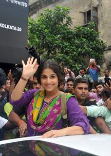 Vidya Balan Promotes Bobby Jasoos in Kolkatta