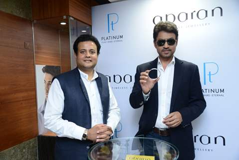 Irrfan Khan shows Abaran's Seasons Collection of Platinum Jewellery for Men