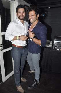 Siddhant Karnick and Rithvik Dhanjani were seen at Vivian Dsena's Birthday Party