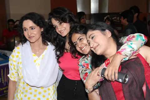 Avika Gor with her on screen family at the Birthday Party