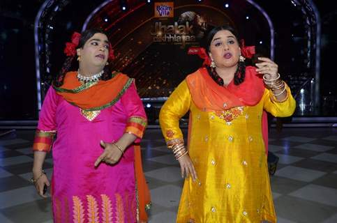 Palak with her clone on Jhalak Dikhala Jaa