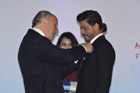 Shahrukh Khan honoured by the French Government with the Chevalier de la Legion D'honneur