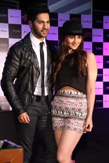 Alia Bhatt and Varun Dhawan at the unplugged song launch of Humpty Sharma Ki Dulhania
