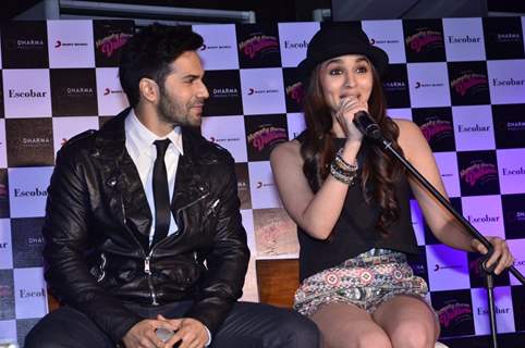 Varun and  Alia Bhatt Launched An Unplugged Song Of 'Humpty Sharma Ki Dulhania' At Escobar