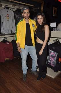 Alia and Varun for Sony SIX FIFA promotions at Hard Rock Cafe