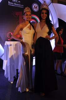 Koyal Rana And Gail 'D' Silva At Indo American Trade Excellence Awards 2014