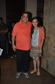 Dia Mirza and David Dhawan at the Special screening of Bobby Jasoos