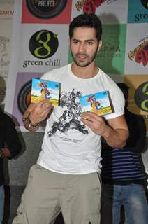 Varun promoting his movie Humpty Sharma Ki Dulhania