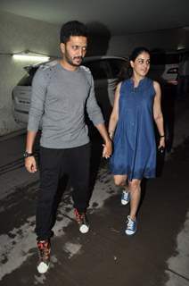 Riteish Deshmukh and Genelia Dsouza at Special screening of Bobby Jasoos