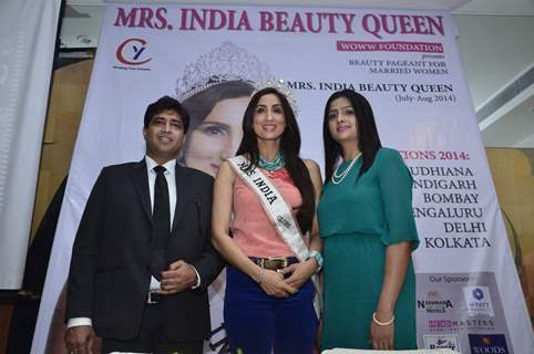 Mrs India contest Press Meet organised by WOWW Foundation