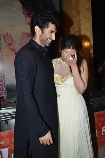 Parineeti Chopra and Aditya Roy Kapoor share a laugh at the promotion of  Daawat-e-Ishq