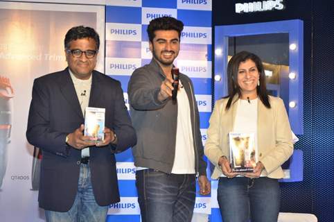 Arjun Kapoor as brand ambassador of Philips India for its male grooming range