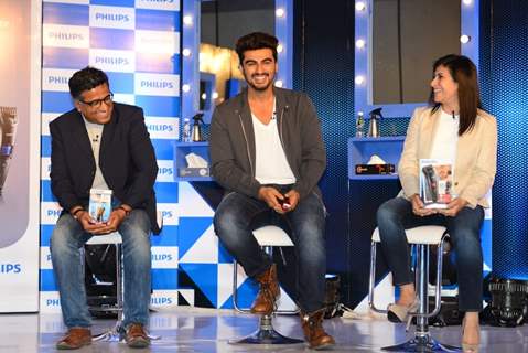 Brand Ambassador Arjun Kapoor Launches Philips Indias Male Grooming Range