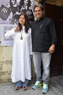 Vishal Bharadwaj and Rekha Bhardwaj at the Trailer Launch of Haider