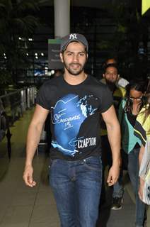 Varun Dhawan spotted at the Airport