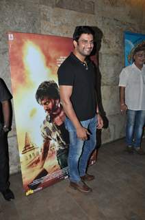 Sharad Kelkar was spotted at the Special Screening of Lai Bhari